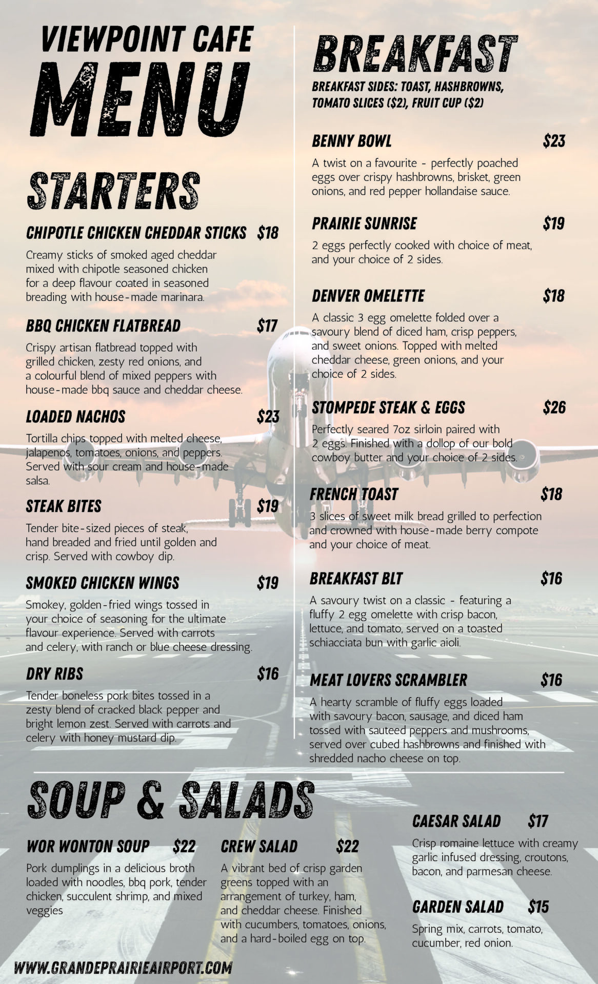 Viewpoint Restaurant Menu_Page_1